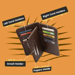 samrt  long wallet Chocolate