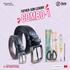 Father Son Luxury Leather Belt Combo pack -01
