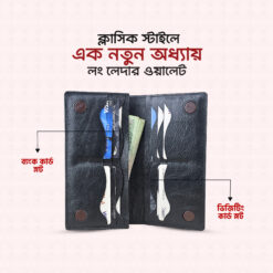 Perfect Simple Best Leather Long Wallet